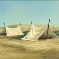 campement du désert